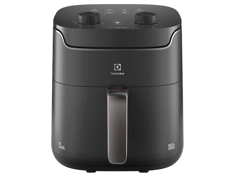 Air Fryer Electrolux por Rita Lobo 5,6L Cinza Efficient Economia de Energia 1400W (EAF40) Air Fryer Electrolux por Rita Lobo 5,6L Cinza Efficient Economia de Energia 1400W (EAF40)