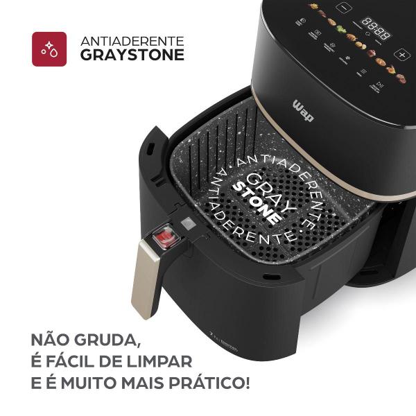 Imagem de Air Fryer Fritadeira Sem Óleo Mega Digital 7,1L Antiderrapante 1700W 127V Wap