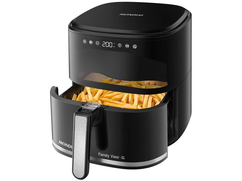 Air Fryer Mondial Grand Family AF-50-DV Preta 5L Air Fryer Mondial Grand Family AF-50-DV Preta 5L