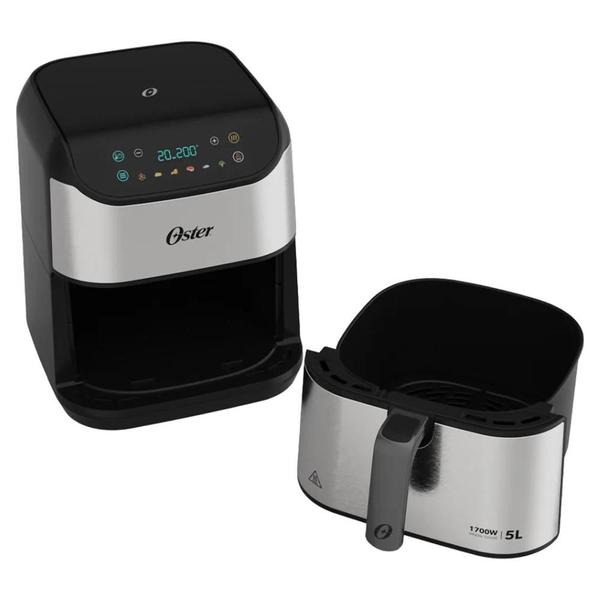 Imagem de Air Fryer Oster Inox OFRT930 5L Com Painel Touch 1700W 127V - OFRT930