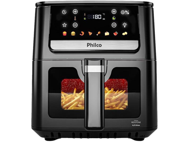Air Fryer Philco PAF65A Preto e Inox 6,5L