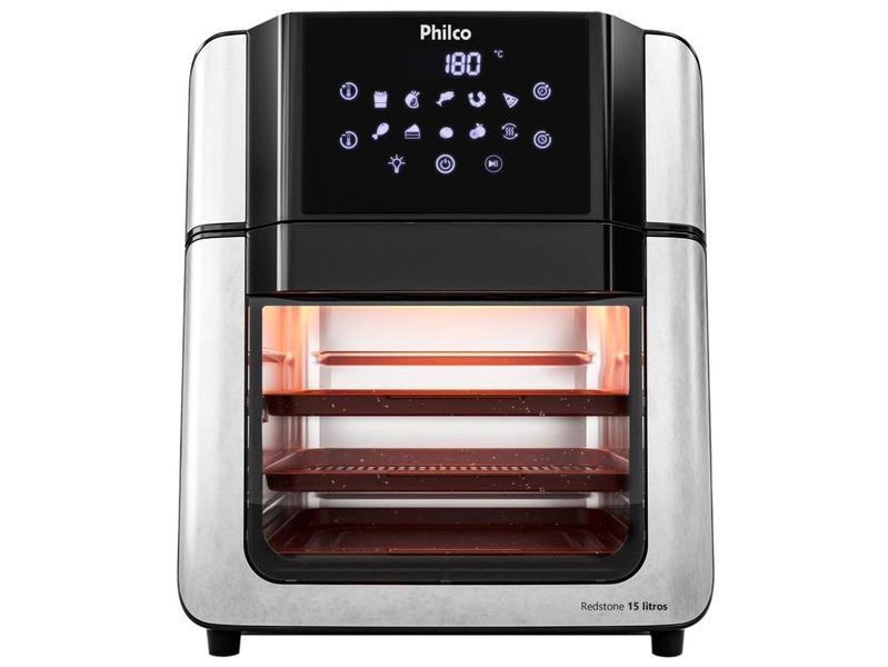 Air Fryer Philco Redstone PAF15A Preta com Timer 15L Air Fryer Philco Redstone PAF15A Preta com Timer 15L