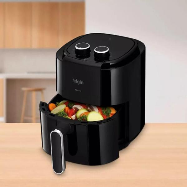 Imagem de Air fryer Sem Óleo 3,5 Litros 1400w Elgin Preta 110/127v