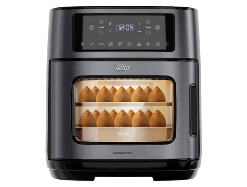 Air Fryer Wap Oven WAOD2 Preto e Cinza Digital com Timer 12L Air Fryer Wap Oven WAOD2 Preto e Cinza Digital com Timer 12L