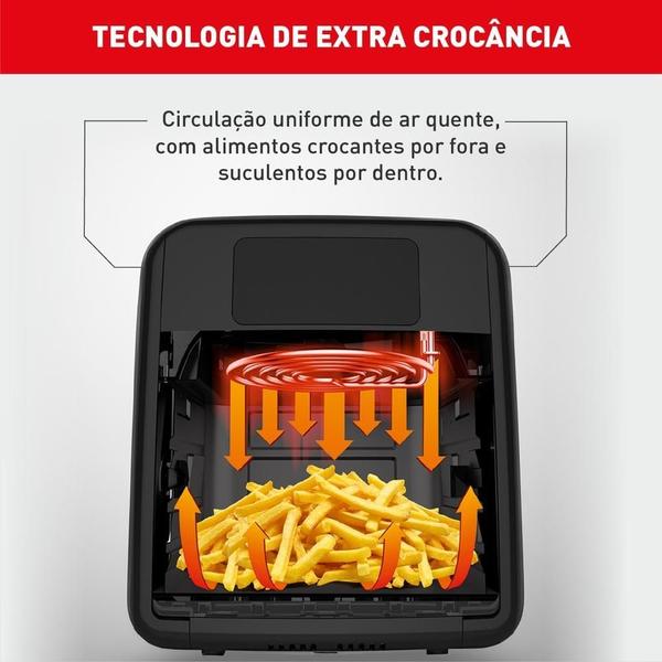 Imagem de Airfry Oven e Grill Arno Expert 9 em 1 Digital 11L Preta UFE9