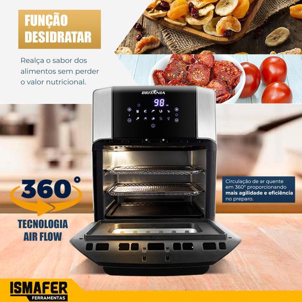 Imagem de Airfryer Digital 1800w Oven Britania Bfr2100 12 Litros 220v