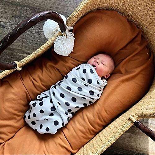 Imagem de Ajustável Swaddle Cobertor Infant Baby Wrap Set 3 Pack Cinza e Preto 0-3 Meses