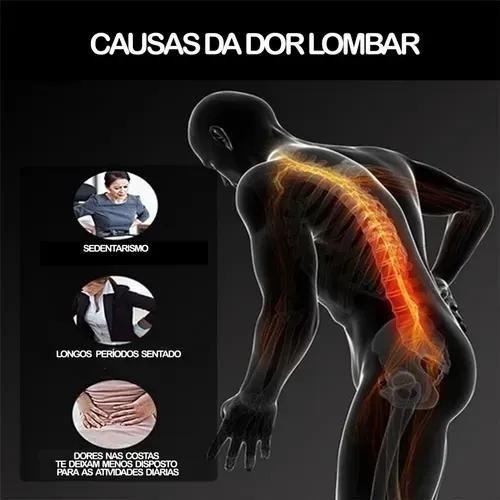 Imagem de Ajuste de magnetoterapia volta massageador maca cintura pescoço apoio estiramento alívio da dor relaxamento lombar massa