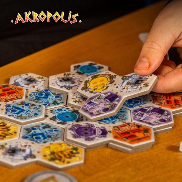 Imagem de Akropolis Jogo De Estratégia Boardgames Papergames Pt-Br