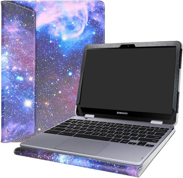 Imagem de Alapmk Protective Case para 12,2" Samsung Chromebook Plus V2 XE521QAB-K01US XE521QAB XE520QAB XE525QBB LaptopNota:Não cabe Chromebook Pro XE510C24 XE510C25/Chromebook Plus XE513C24, Galaxy