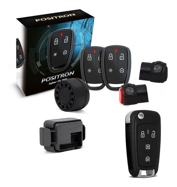 Imagem de Alarme Automotivo Positron Fx360 Cyber + Chave Canivete Px80