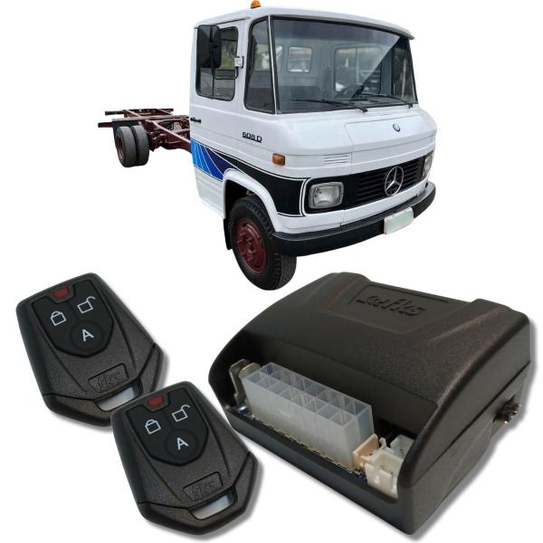 Imagem de Alarme caminhões auto 12v e 24v fks fk902 2 controles linha pesada corta ignição bloqueador e trava