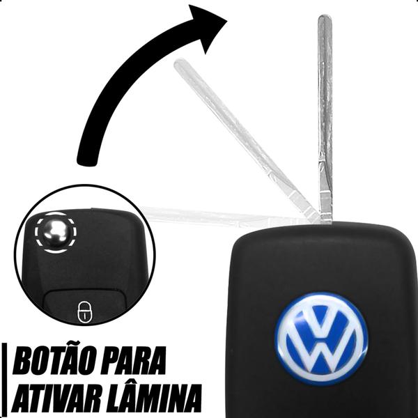 Imagem de Alarme Chave Canivete Bloqueador Volkswagen Virtus - TOP V MICRO