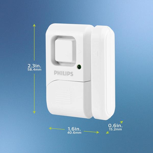 Imagem de Alarme de janela e porta Philips Personal Security, pacote com 10