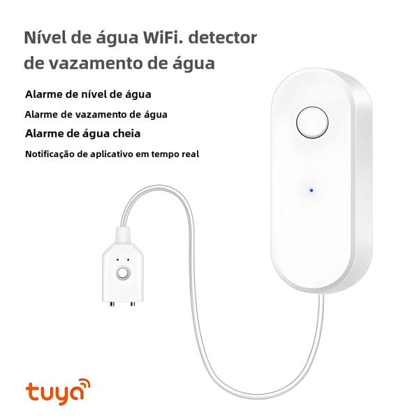 Imagem de Alarme Inteligente de Inundação WiFi com Sensor de Vazamento de Água