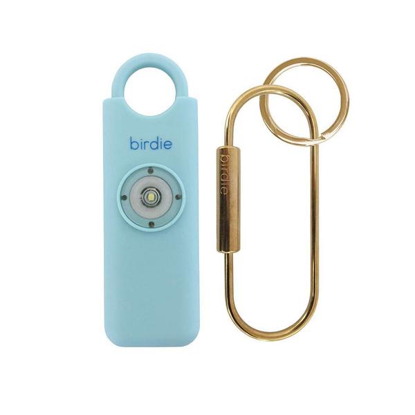 Imagem de Alarme Pessoal Birdie - Segurança Feminina com Sirene 130dB e Luz Estroboscópica Aqua Pop