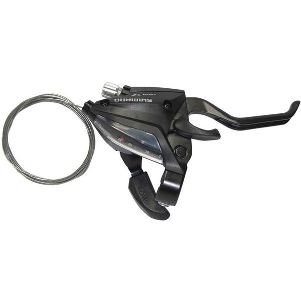 Imagem de Alavanca câmbio/freio shimano altus ef500 v-brake / disco mecânico traseiro direito 8v