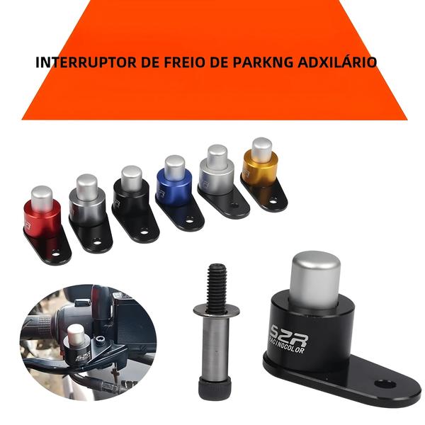 Imagem de Alavanca de Freio Semiautomática com Botão de Estacionamento para Honda PCX 125/150/160, XMAX 300 e NMAX 155