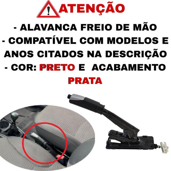 Imagem de Alavanca Do Freio De Mão Fiat  Siena El 2010 2011 2012 2013 2014 2015 2016 Original