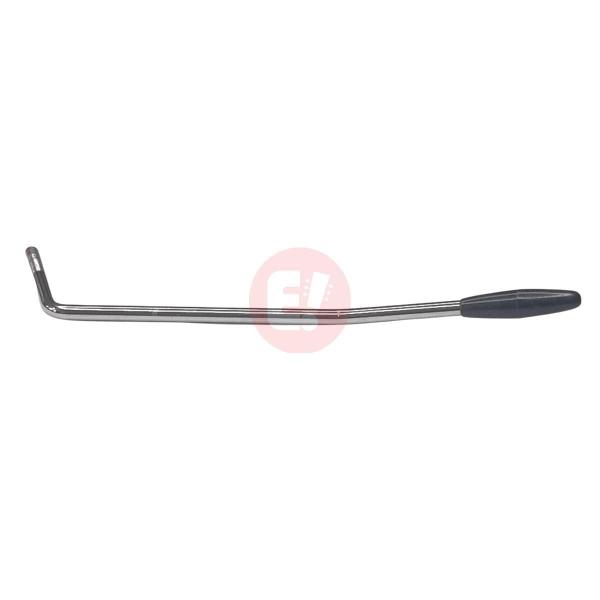 Alavanca Guitarra Rosca Interna 5mm Fina Cromada Ponta Preta - Ronsani Imagem de Alavanca Guitarra Rosca Interna 5mm Fina Cromada Ponta Preta