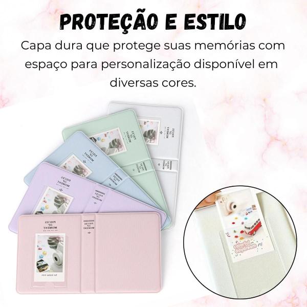 Imagem de Álbum Capa Dura Premium Porta Retrato Para Foto Instax Mini