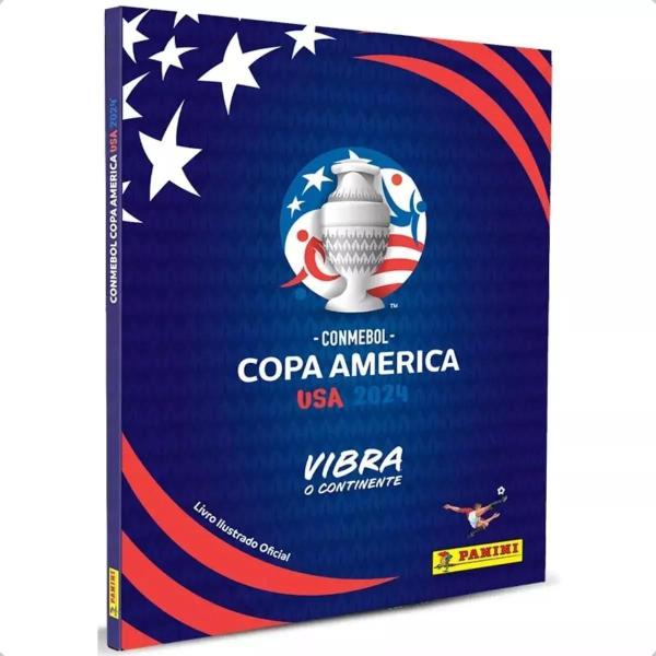 Imagem de Álbum Completo Copa América Usa 2024 430 Figurinhas Colar