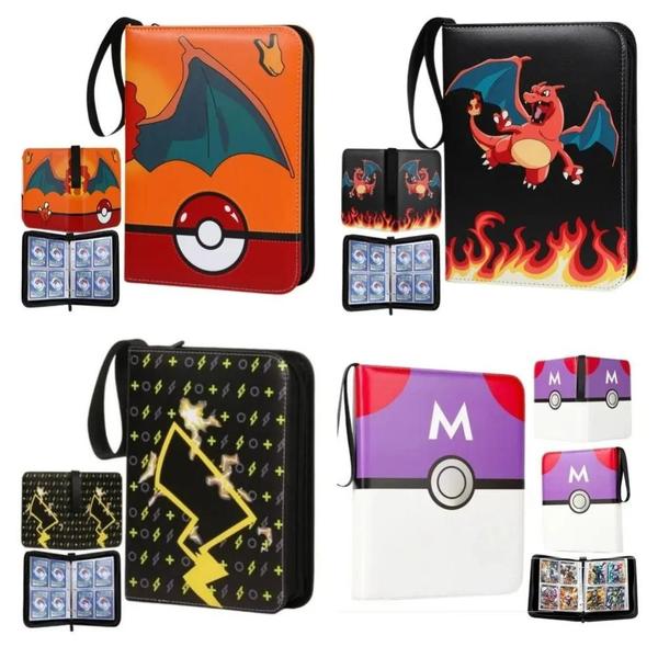 Imagem de Álbum De Cartas Pokémon Infantil 400 Bolso Livro De Armazenamento Portátil Anime Clipe Clássico