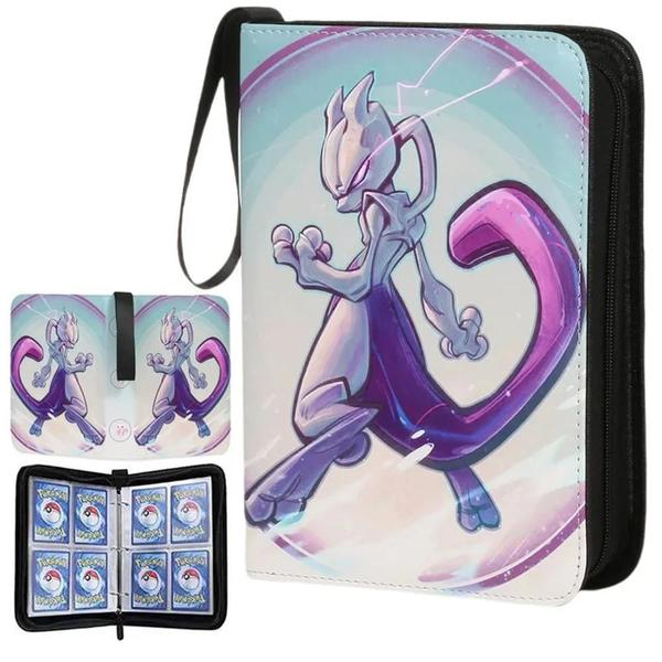 Imagem de Álbum De Cartas Pokémon Infantil 400 Bolso Livro De Armazenamento Portátil Anime Clipe Clássico