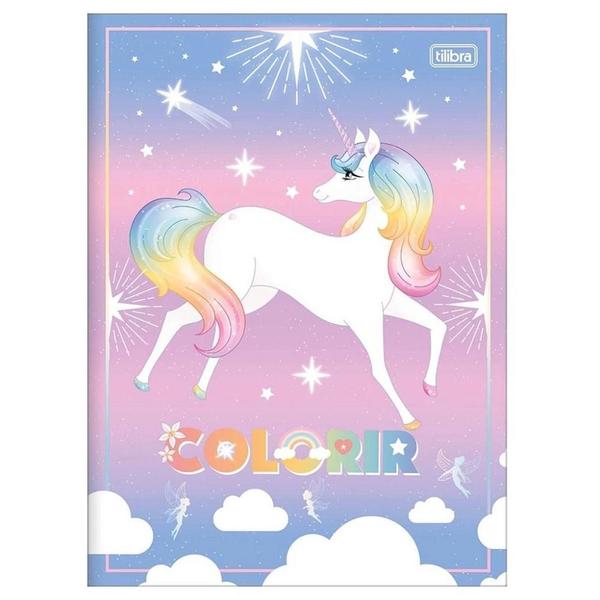 Imagem de Álbum de Colorir Blink Personagem Unicórnio 8 Folhas - Tilibra