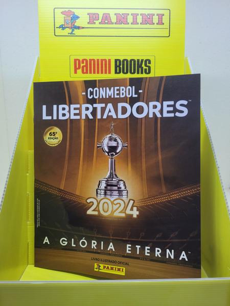 Imagem de Album De Figurinha Capa Dura Conmebol Libertadores 2024, Panini + 15 Envelopes