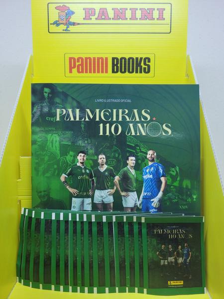 Imagem de Album De Figurinha Capa Dura Palmeiras 2024, Panini + 5 Envelopes