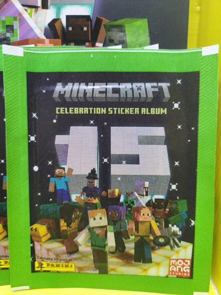 Imagem de Album De Figurinha Capa Mole Minecraft, Panini + 15 Envelopes