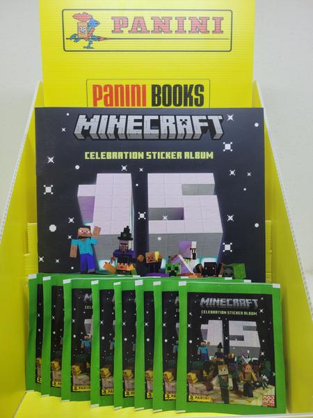 Imagem de Album De Figurinha Capa Mole Minecraft, Panini + 30 Envelopes