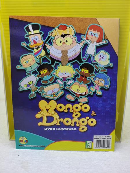 Imagem de Album De Figurinha Capa Mole Mongo e Drongo + 5 Envelopes