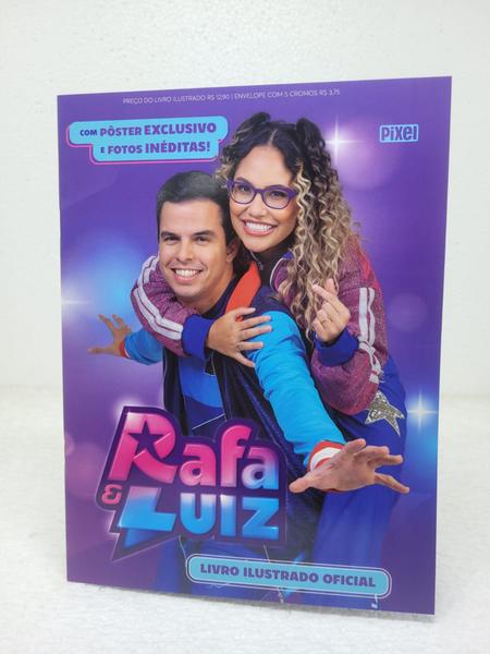 Imagem de Album De Figurinha Rafa e Luiz Com Pôster Exclusivo + 20 Envelopes