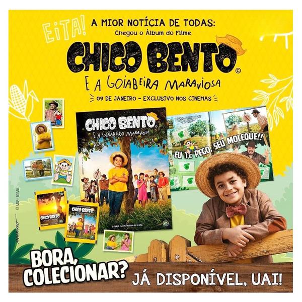 Imagem de Album de Figurinhas Turma da Monica do Filme Chico Bento E A Goiaveira Maraviosa + 100 Figurinhas Para Crianças