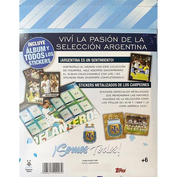 Imagem de Álbum de Figurinhas Vamos Argentina Completo Oficial Topps