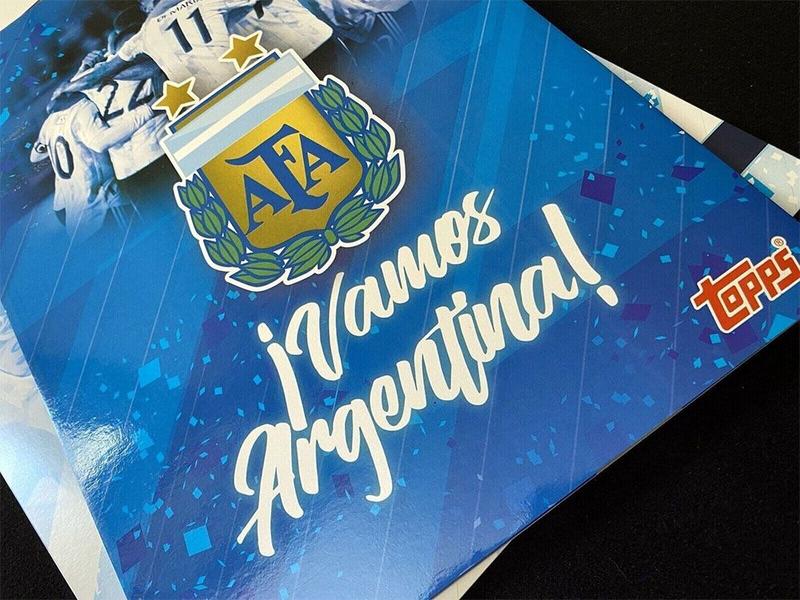 Imagem de Álbum de Figurinhas Vamos Argentina Completo Oficial Topps