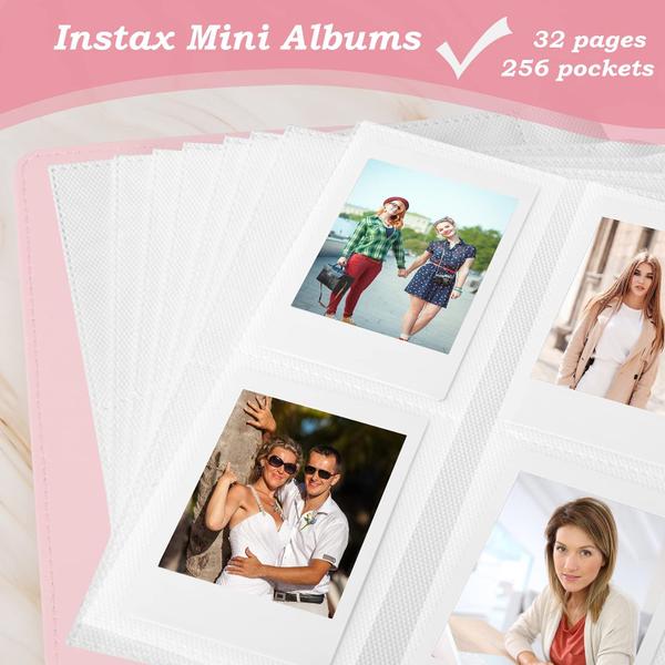 Imagem de Álbum de fotos Ruibytree 256 bolsos para Fujifilm Instax Mini