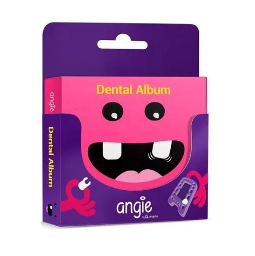 Imagem de Album dental porta dente de leite + ampulheta para escovação angie