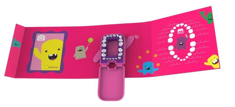 Imagem de Álbum Dental Premium Porta Dentes Infantil Recordação Rosa