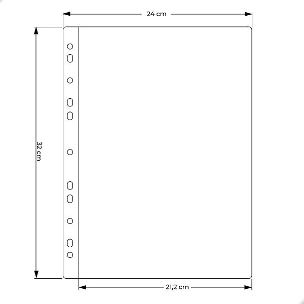 Imagem de Álbum Fichário 20 Folhas PP Cédulas 1 Espaço 32x24 Cobra Fosco GF