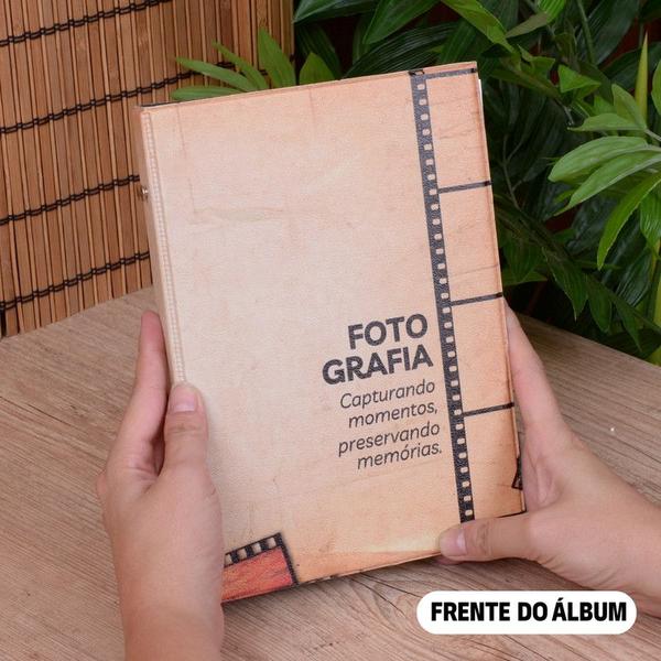 Imagem de Álbum fotográfico para 100 fotos 15x21 FOTOGRAFIA Memórias Namoro Amigos Viagens Família