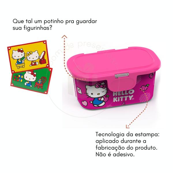 Imagem de Álbum Hello Kitty + 20 Figurinhas + Pote Aniversário 50anos