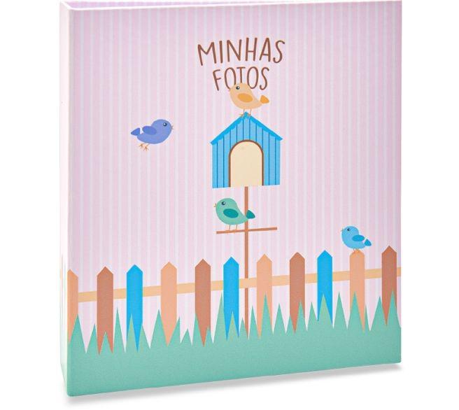 Imagem de Álbum Infantil 280 Fotos 10x15 Casa Bird Ampliável