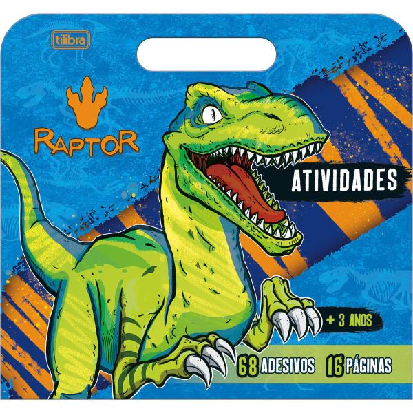 Imagem de Álbum Maleta Para Colorir Raptor 8 Folhas Tilibra