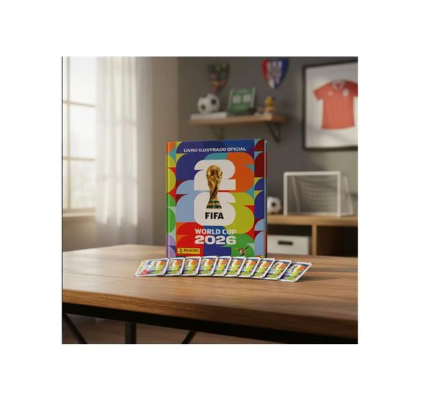 Álbum Oficial Copa Do Mundo 2026 Brochura + 70 Figurinhas - PANINI