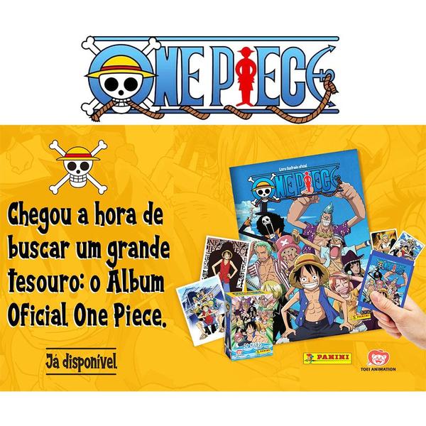 Álbum One Piece Road To Egghead + 50 Figurinhas (10 Env) - Álbum