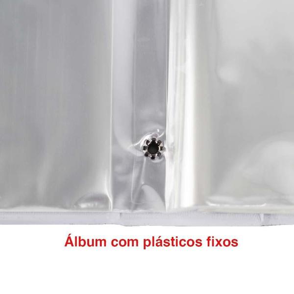 Imagem de Álbum Para 500 Fotos 10X15 Família Buscapé Branco + Adesivo