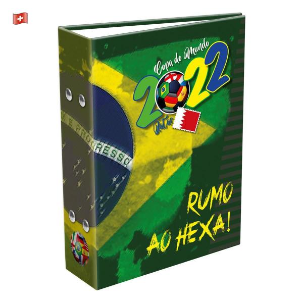 Imagem de Album Para Fotos Da Copa 2022 10X15/120 Brasil Rumo Ao Hexa